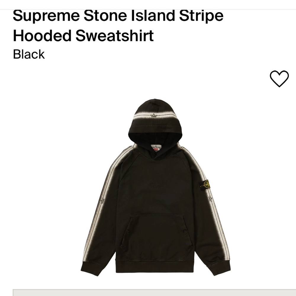 Supreme Stone Island hoodie from 22 drop